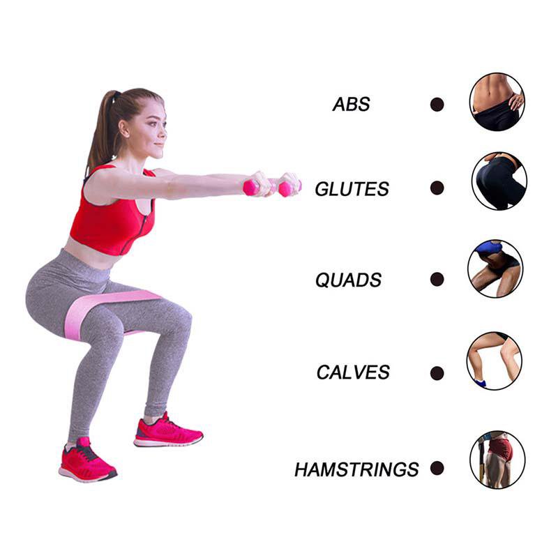 3 Set Fabric Resistance Bands