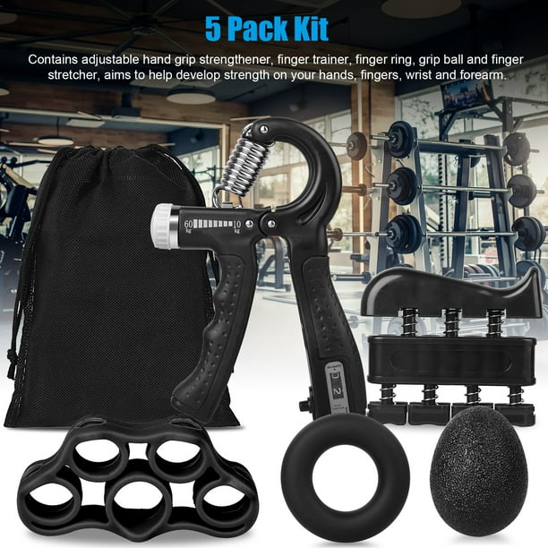 5-in-1 Hand Grip Strengthener Exercise Set Hand Trainer