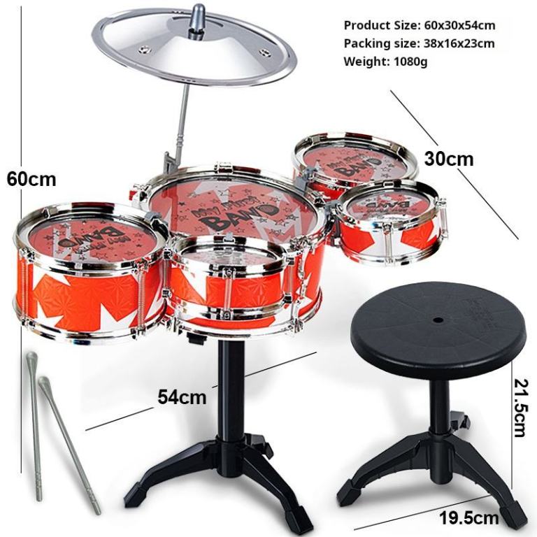 Kids Drum Set for Toddlers 3Years and above Kids Drum Kit Musical Instrument for Beginner