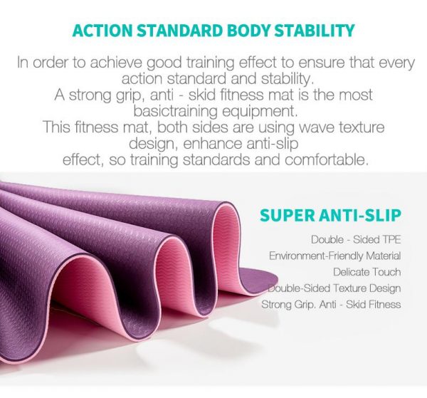Double Sided Non-Slip Yoga Mat