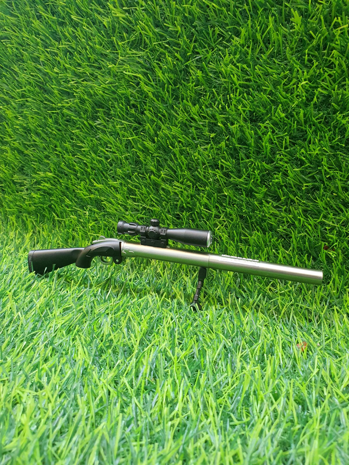 Sniper Rifle Pen Holder with Pen and Torch