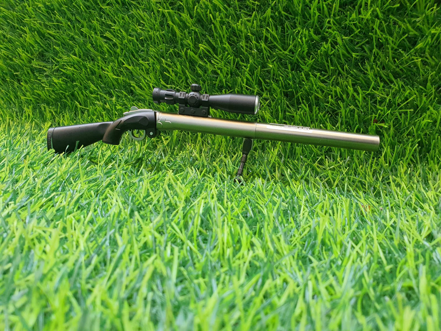 Sniper Rifle Pen Holder with Pen and Torch