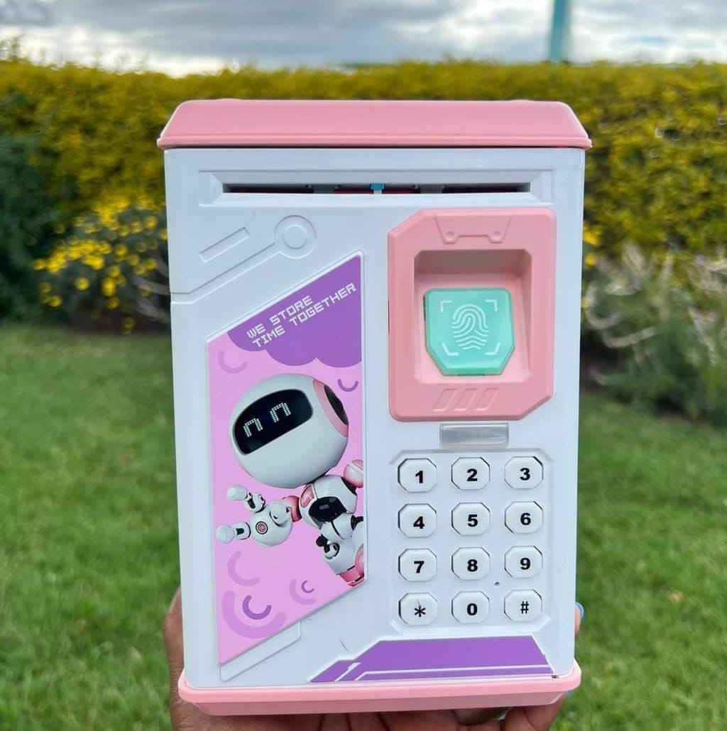 Kids Piggy Bank Password Protection Automatic Saving Bank Toy
