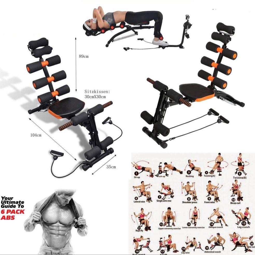 22 in 1 Six Pack Abdominal Trainer with Pedals