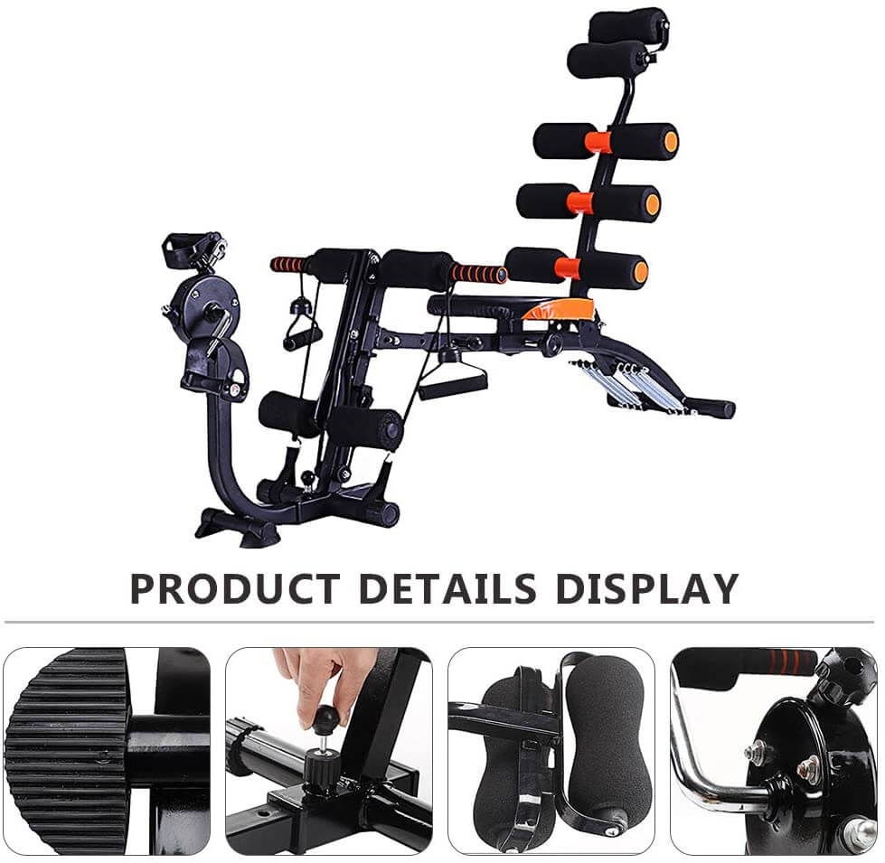 22 in 1 Six Pack Abdominal Trainer with Pedals