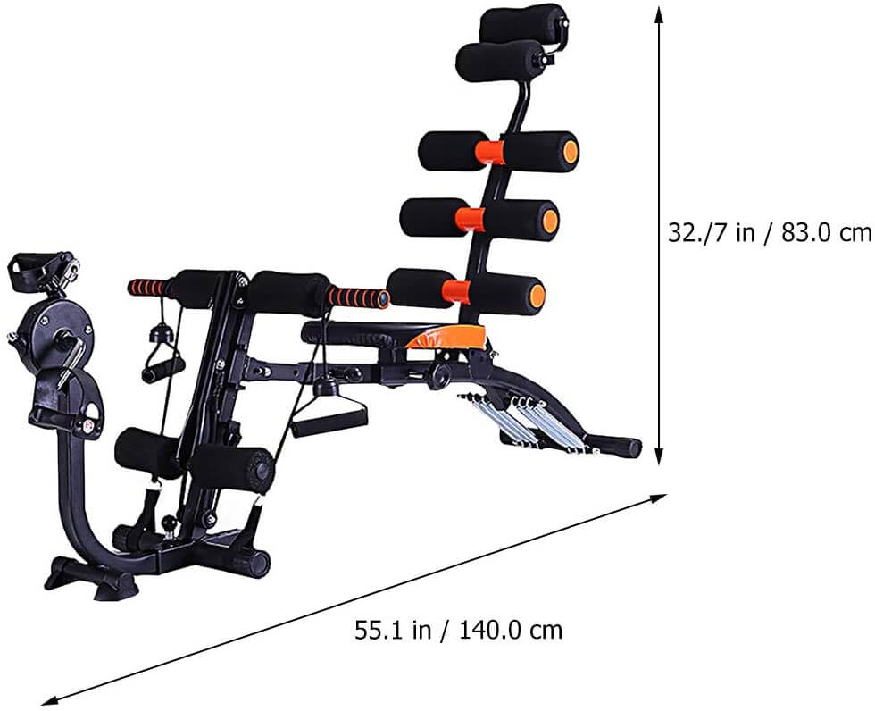 22 in 1 Six Pack Abdominal Trainer with Pedals