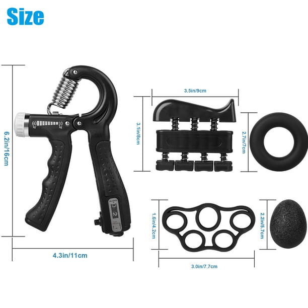 5-in-1 Hand Grip Strengthener Exercise Set Hand Trainer