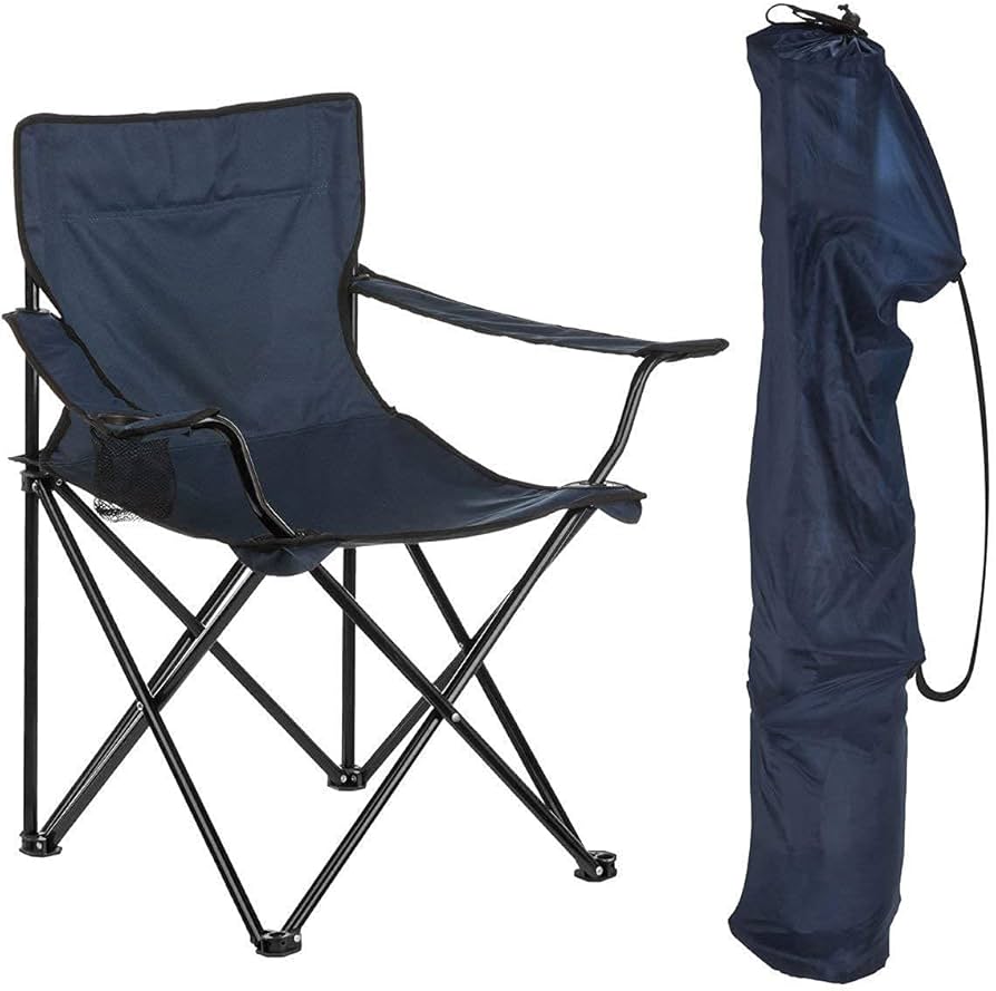 Camping Chairs Folding Arm Foldable Portable Outdoor Picnic Chair