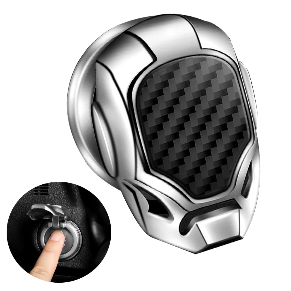 Car Engine Push Start Stop Button Cover with Car Logo