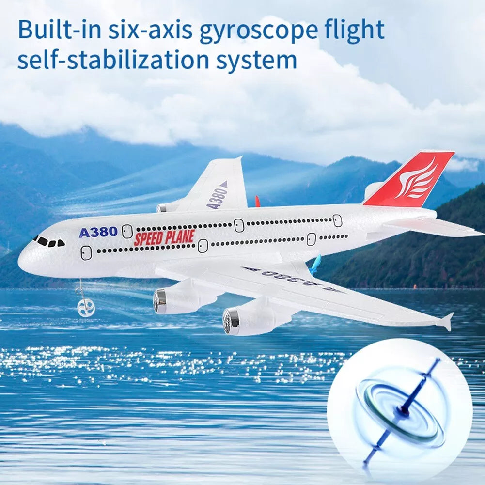 Rc Plane A380 Mode Rc Plane Easy to Fly Stunt Roll Fixed Wing Plane 3CH EPP Remote Control Airplane