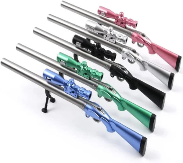 Sniper Rifle Pen Holder with Pen and Torch