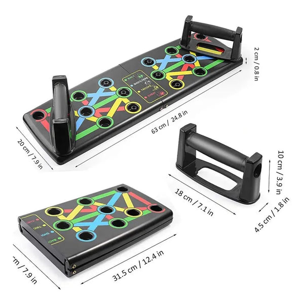 Multi-function Foldable Fitness Push Up lackBoard