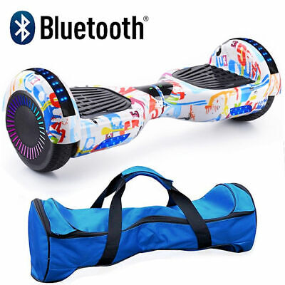 Self-Balancing Hoverboard With Bluetooth Speaker & LED Lights