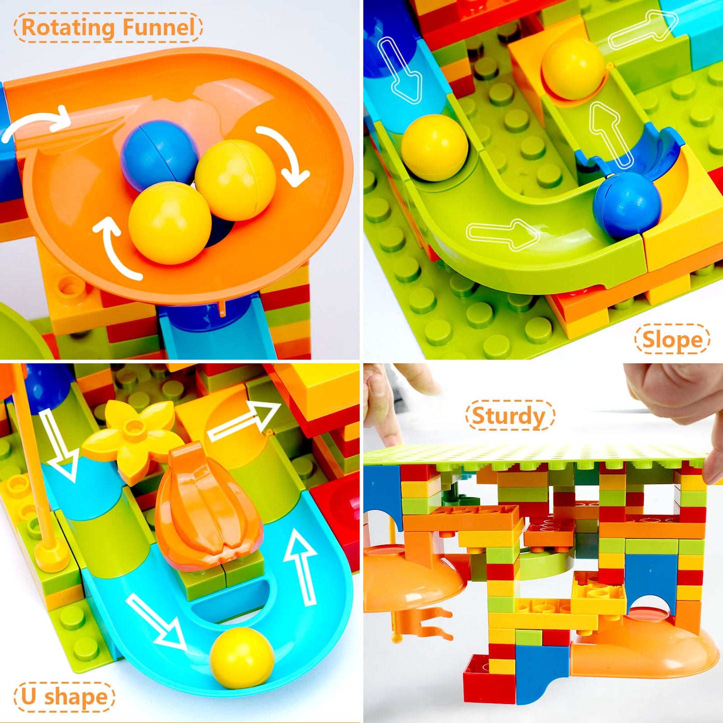 Kids Slideway Building Blocks [91pcs]